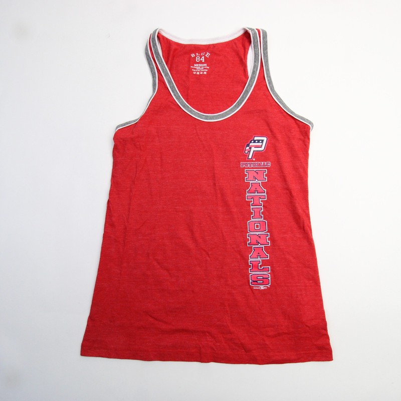 Potomac Nationals Blue 84 Sleeveless Shirt Women’s Red New with Tags M