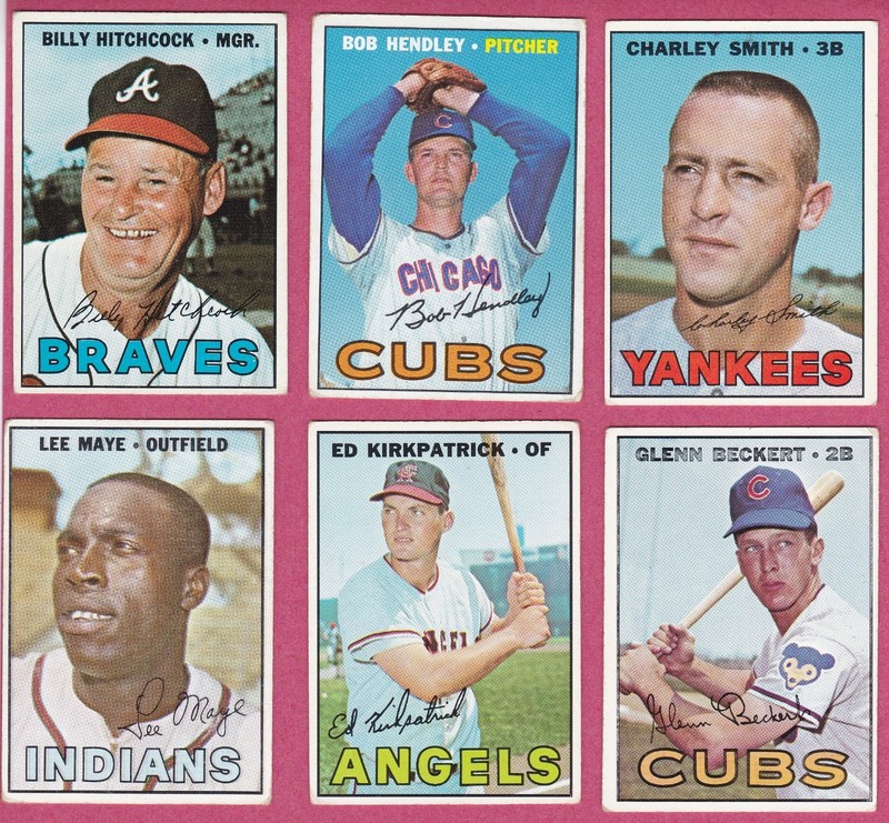1967 Topps Baseball Cards commons to complete your set, G to VG to EX+