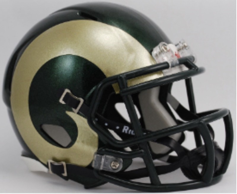 Colorado State Rams NCAA Mini Speed Football Helmet