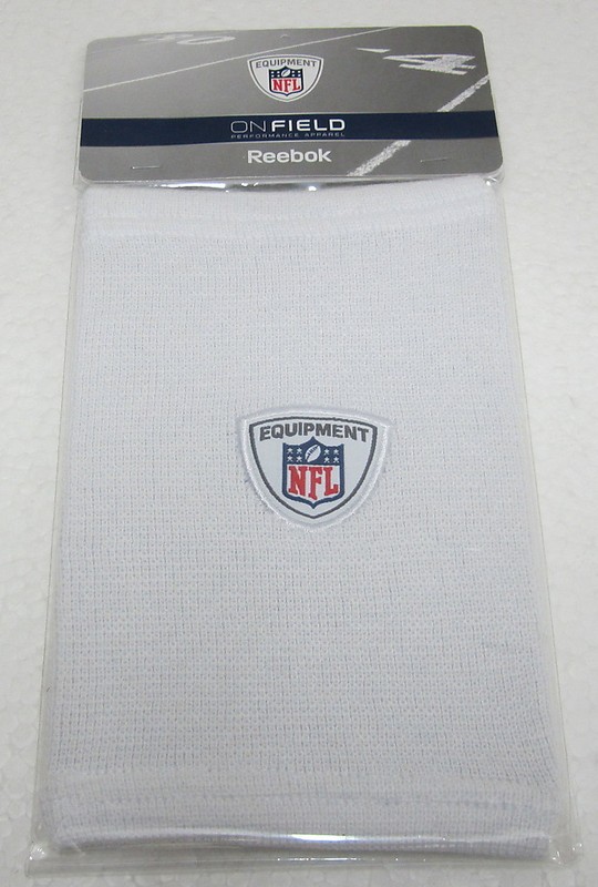 NFL Equipment Onfield White One Size Fits All Wrist Coach By Reebok