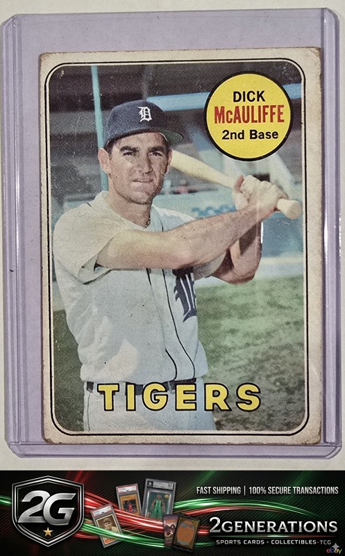 1969 Topps #305 Dick McAuliffe