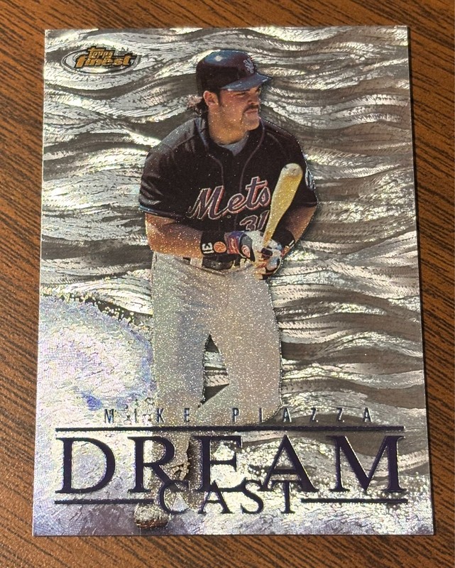 Mike Piazza 2000 Topps Finest Dream Cast insert #DC8 MLB New York Mets – NICE