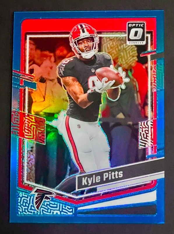 2023 Panini Donruss Optic Kyle Pitts /299 Aqua Prizm #11 Falcons