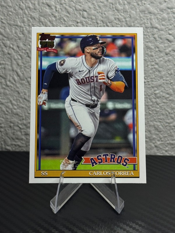 Carlos Correa – 2026 Topps Series 2 – 1991 Throwback #91B2-41 Astros