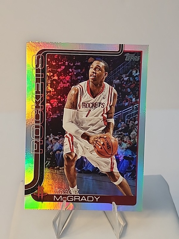 2025-26 Topps Basketball #263 Tracy McGrady Silver Holo Foil Rockets