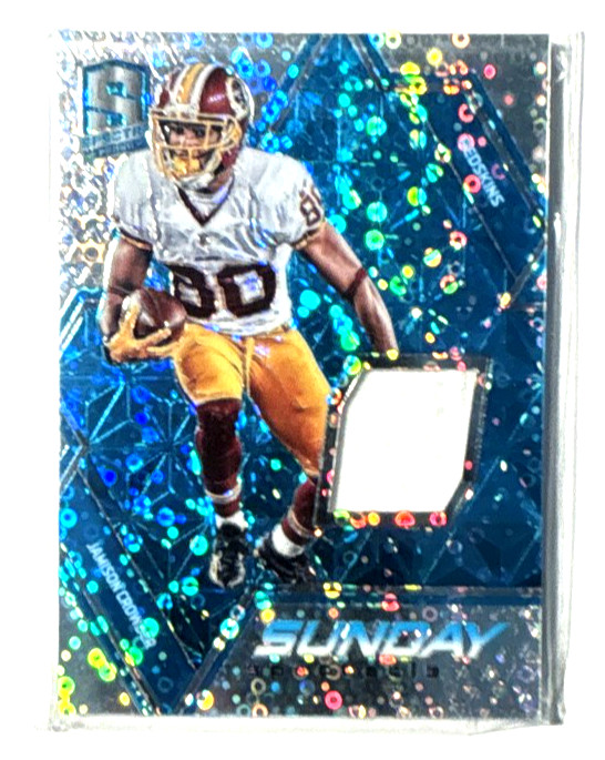 2016 Panini Spectra – Sunday Spectacle Jamison Crowder #34 Neon Blue /99 (MEM)