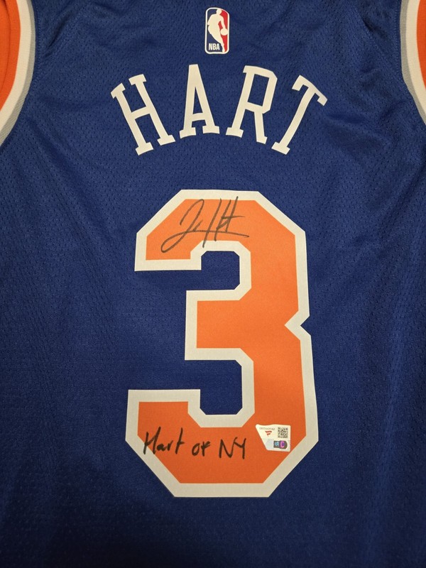 Josh Hart Signed Hart of NY Knicks Nike Swingman Jersey Fanatics Authentic Auto