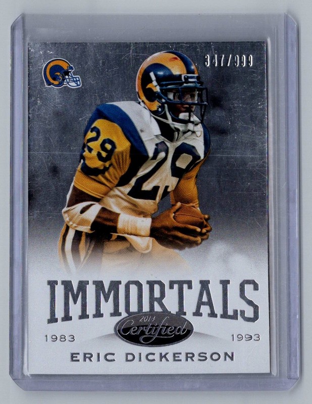 2014 Panini Certified #184 Eric Dickerson #/999