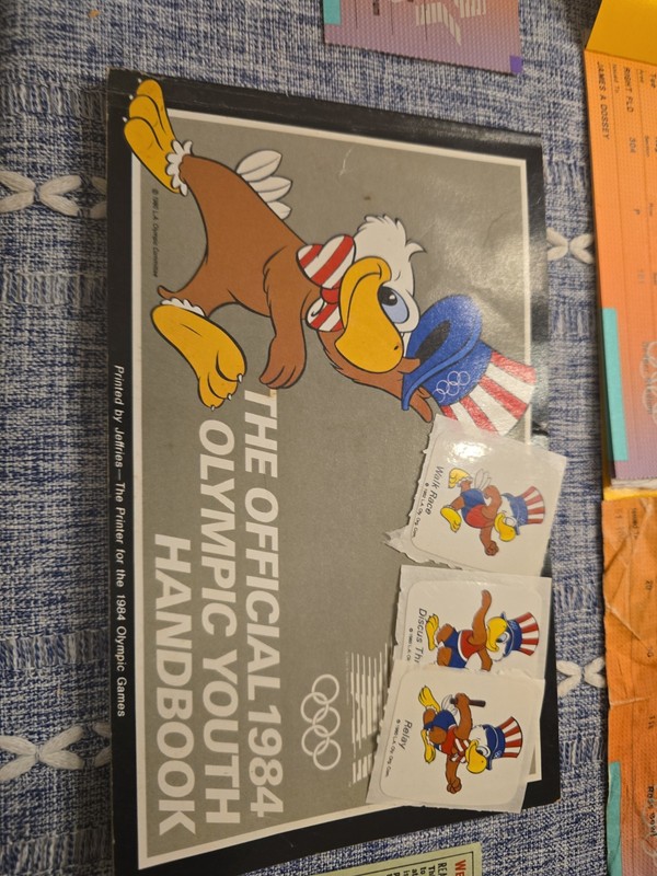Huge 1984 Los Angeles Summer Olympics Memorabilia Lot - Official Handbook &... gallery