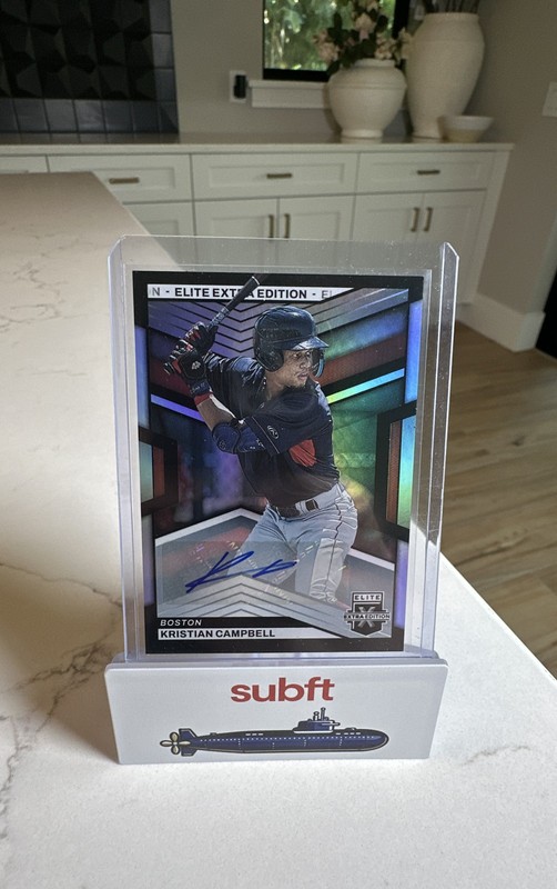 2023 Panini Elite Extra Edition – Kristian Campbell #148 Signatures (AU, RC)