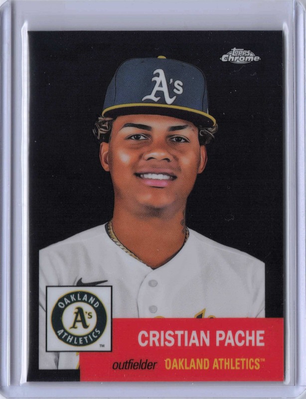 2022 Topps Chrome Platinum Anniversary #485 Cristian Pache /10