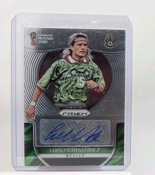 2018 Panini Prizm World Cup Russia, Luis Hernandez Mexico Autograph #S-LH