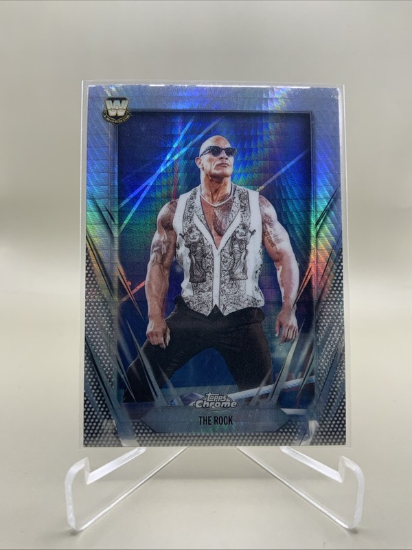 2026 Topps Chrome WWE – Prism – #1 The Rock