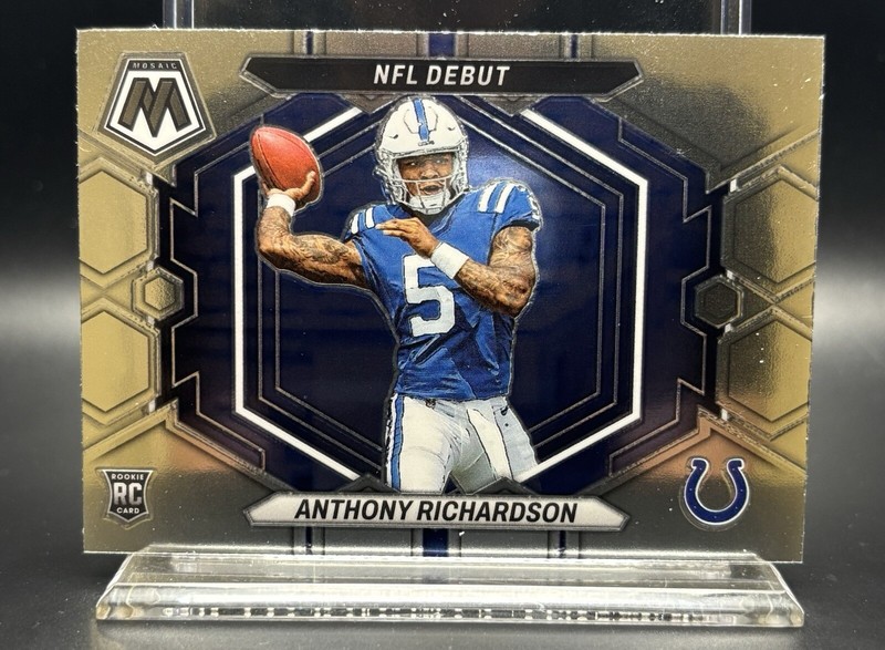 2023 Panini Mosaic – Anthony Richardson NFL Debut Rookie Card No. ND-5