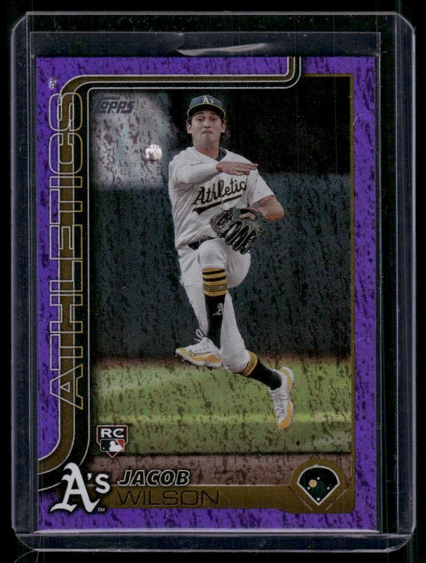 2025 Topps #314 Jacob Wilson Purple Holo Foil #/250