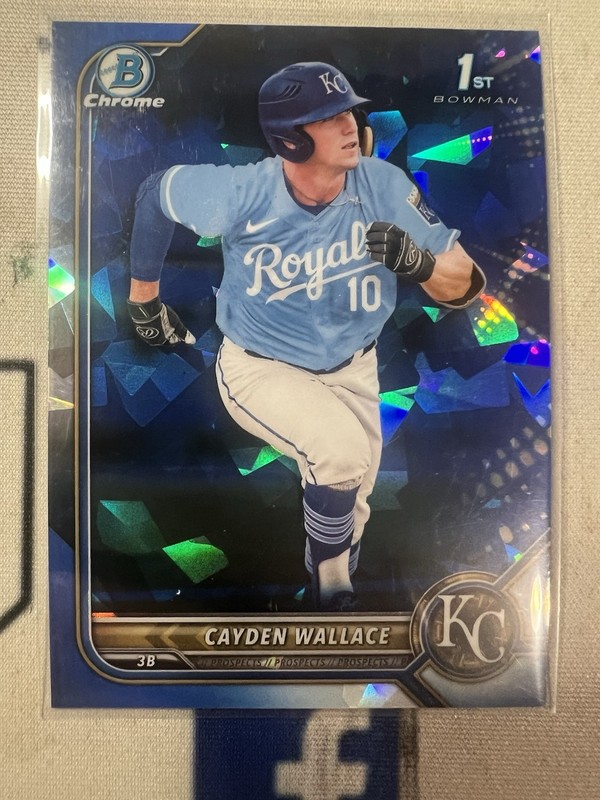 2022 Bowman Draft SAPHIRE BCD 12 CAYDEN WALLACE $4.25 & FREE SnH