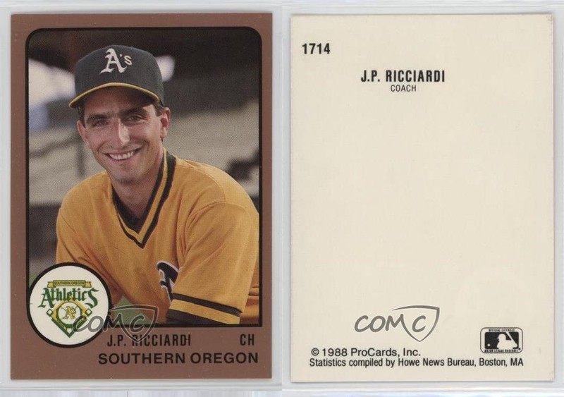 1988 ProCards Minor League JP RicciJardi JP Ricciardi #1714 0nr3 gallery