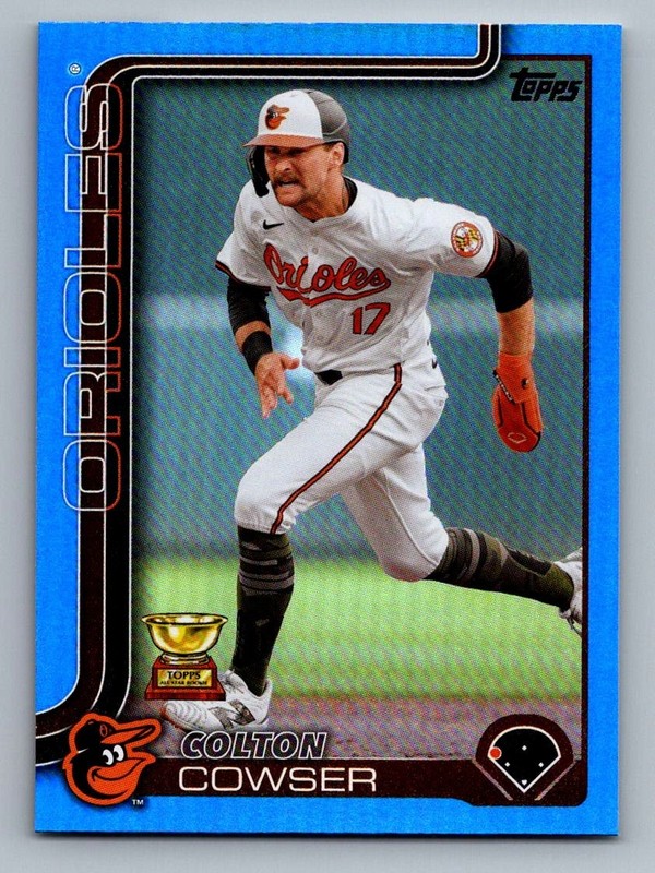 COLTON COWSER 2025 Topps Blue Holo Foil SER # /150