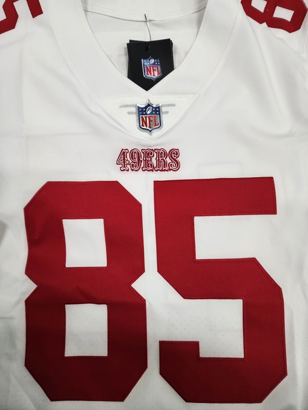 George Kittle San Francisco 49ers Nike Vapor Elite AUTHENTIC White Jersey 56 3XL gallery