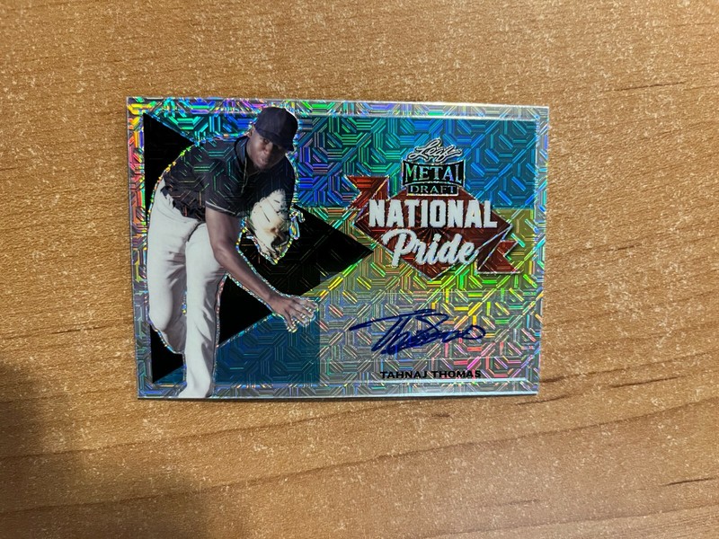 2021 Leaf Metal Draft – Tahnaj Thomas – Mojo National Pride Auto