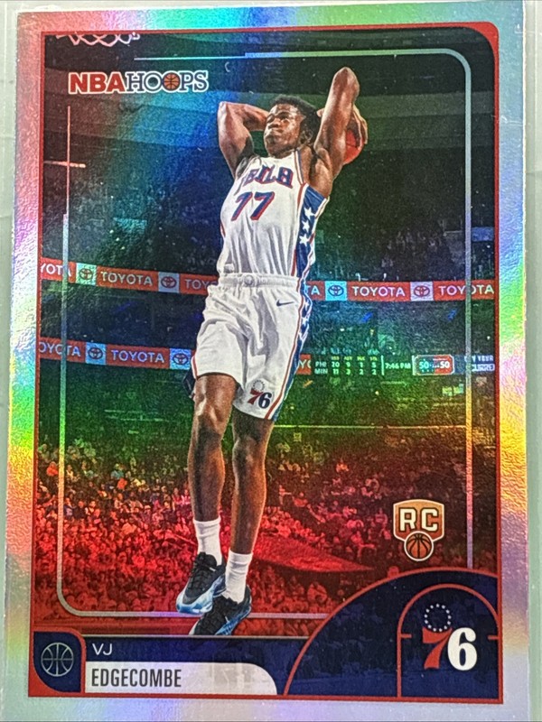 2025-26 Topps NBA Hoops – VJ Edgecombe #244 (RC)