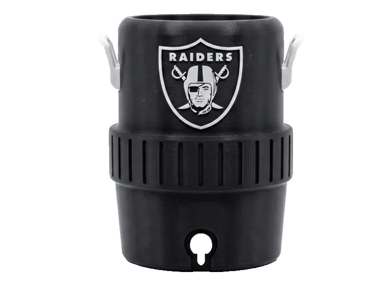 Oakland Raiders Koozie 3D Printed 12 Oz Cans