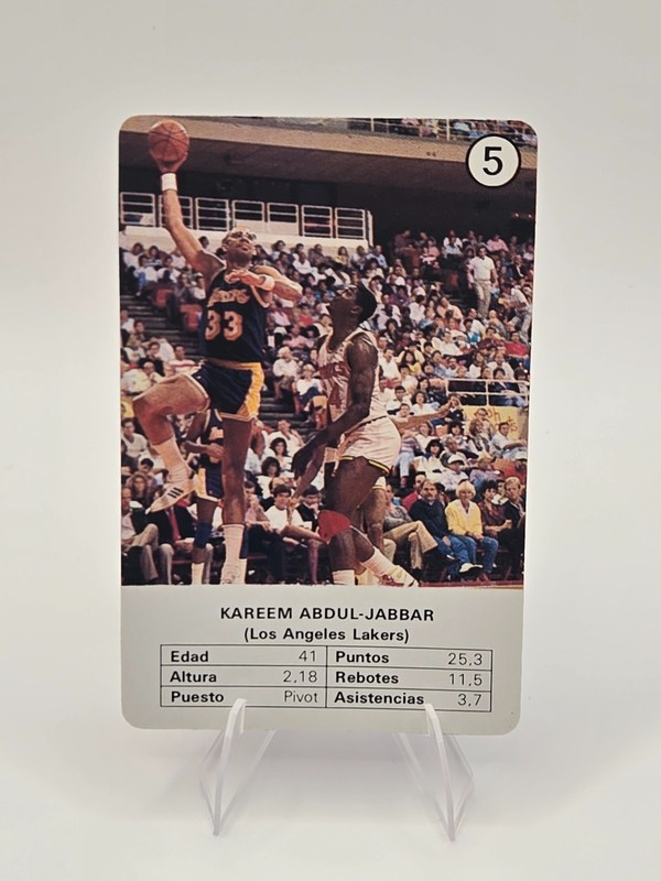 1988 Fournier Estrellas – Kareem Abdul-Jabbar #5