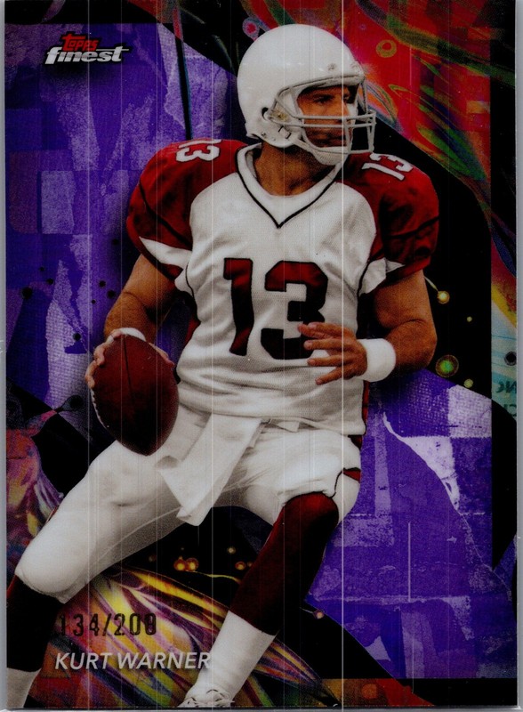2024 Finest #101 Kurt Warner Purple Refractor #/200
