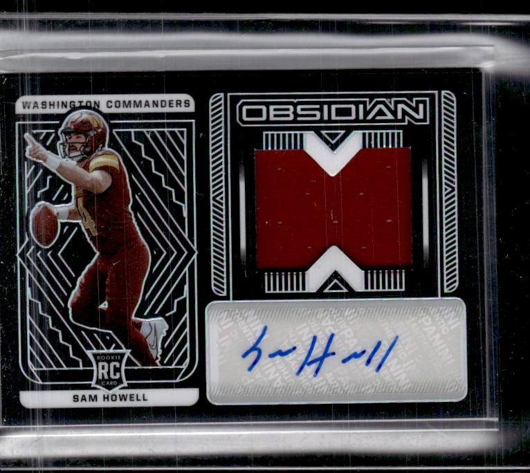 2022 Panini Obsidian #241 Sam Howell SN,RC,MEM,AU