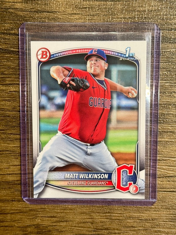 2025 Bowman MATT WILKINSON 1ST BOWMAN #BP-145 RC Guardians Matt Foley Van River