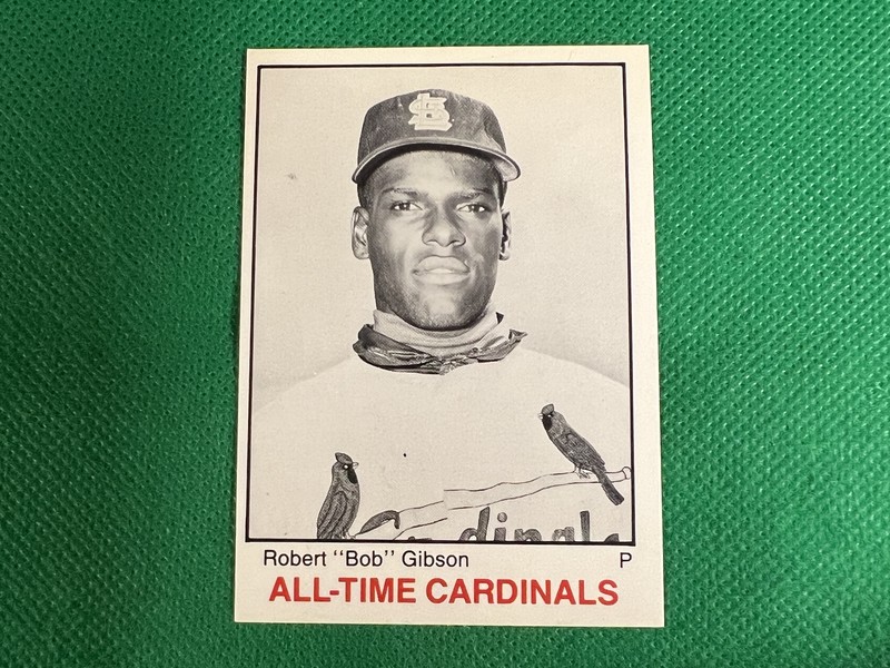 1983 Cardinals Greats TCMA #8 Robert Bob Gibson St. Louis Cardinals