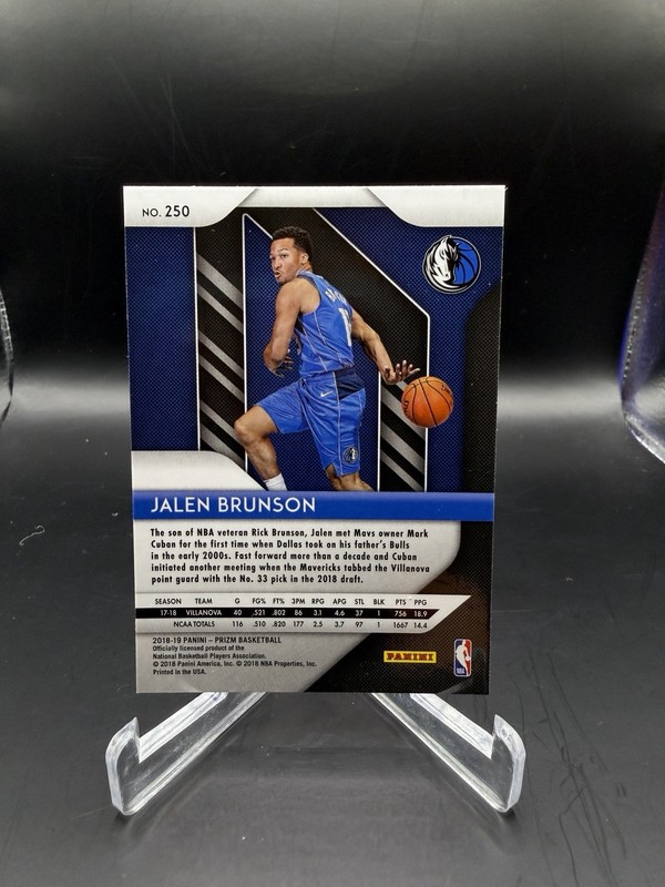 2018-19 Panini Prizm #250 Jalen Brunson (RC) A gallery
