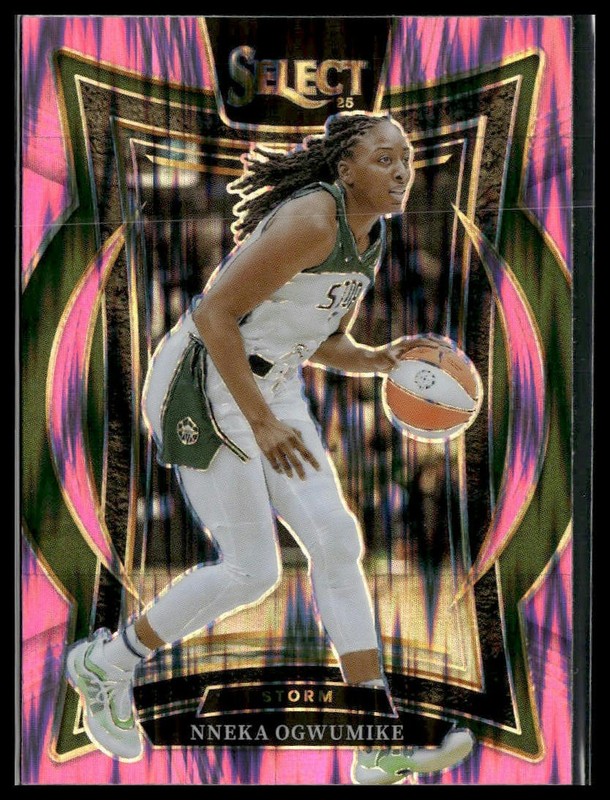 2025 Panini Select WNBA #80 Nneka Ogwumike Pink Flash Prizm (i22399)