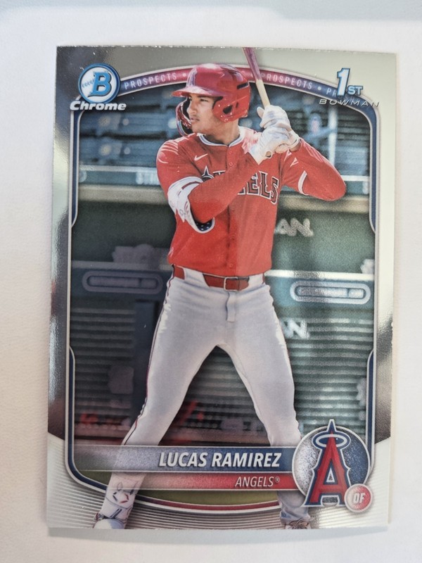 2025 Bowman Chrome 1st Lucas Ramirez BCP-135 Angels