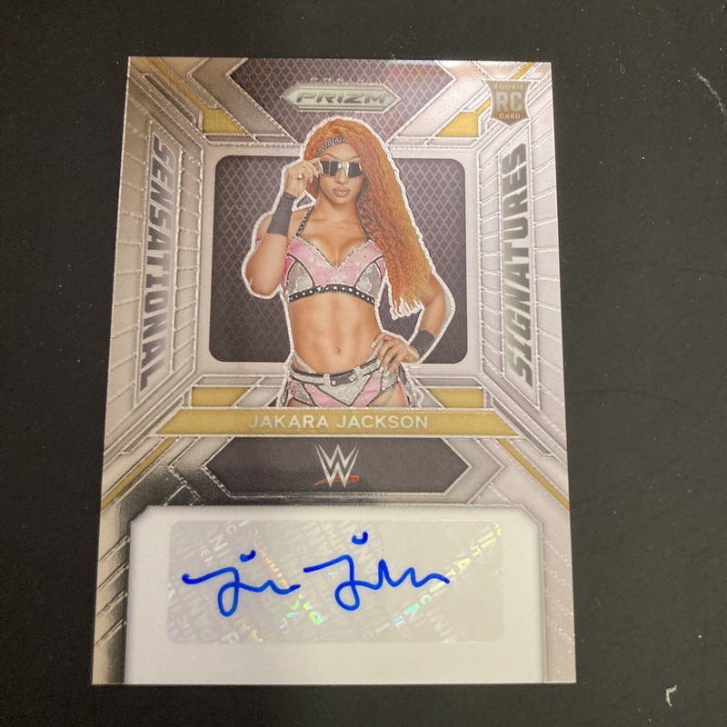 2024 Panini Prizm WWE Jakara Jackson RC Sensational Signatures Auto
