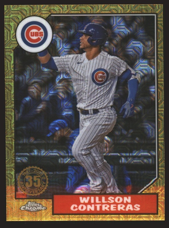 2022 Topps 35th Anniversary Chrome #T87C2-8 Willson Contreras