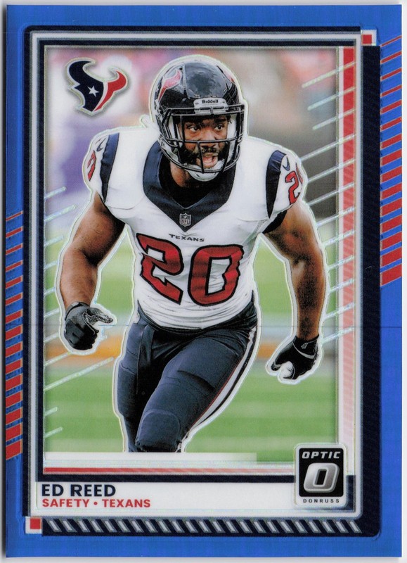 2025 Donruss Optic #125 Ed Reed Blue #/249