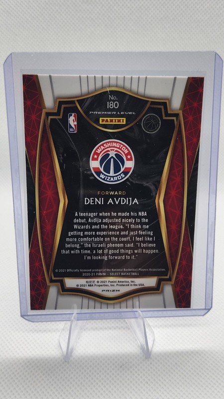 🔥 2020-21 Panini Select Deni Avdija RC Green Purple Prizm Premier Level #180 gallery