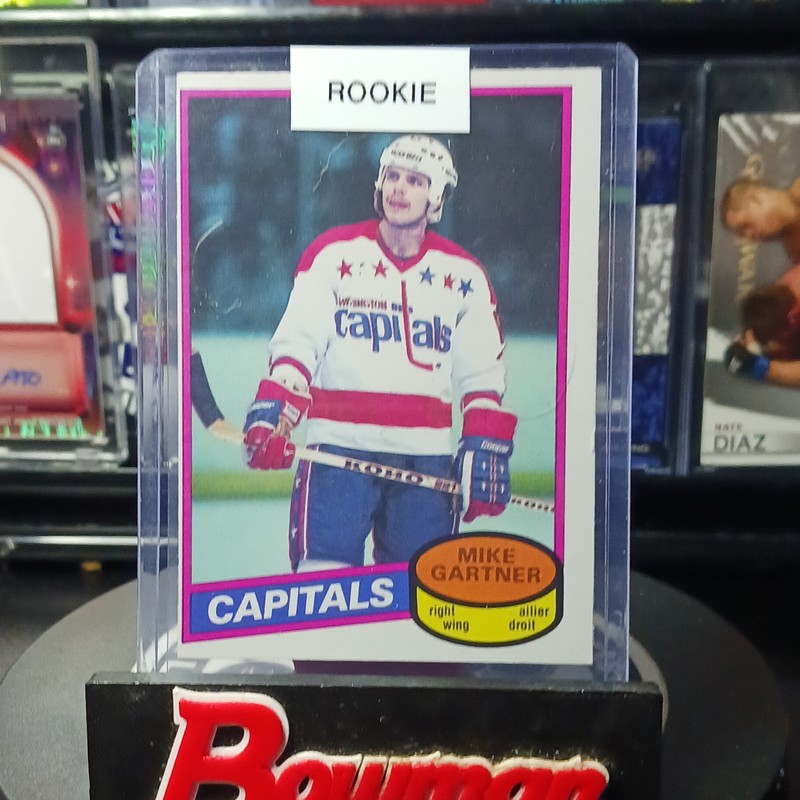 O-Pee-Chee 1980-81 Mike Gartner Rookie #195 Washington Capitals Hockey Card