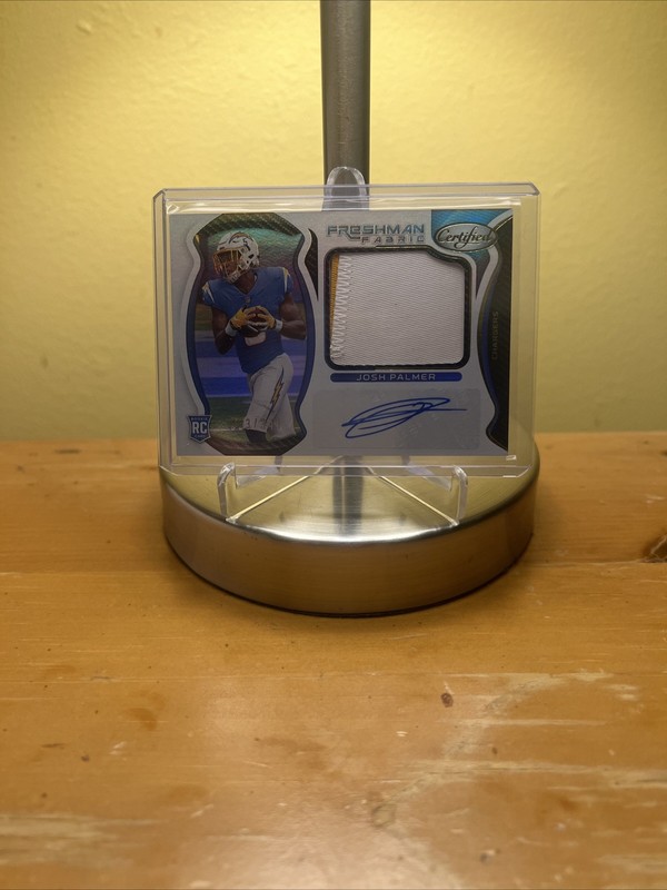 2021 Panini Certified – Josh Palmer Freshman Fabric RPA /349 Chargers Bills RC