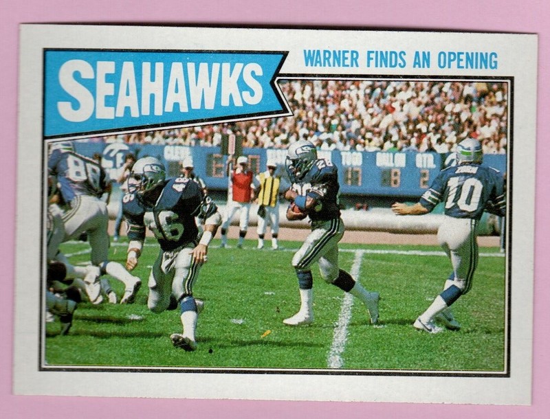 1987 Topps Football #172 Seattle Seahawks Team Card