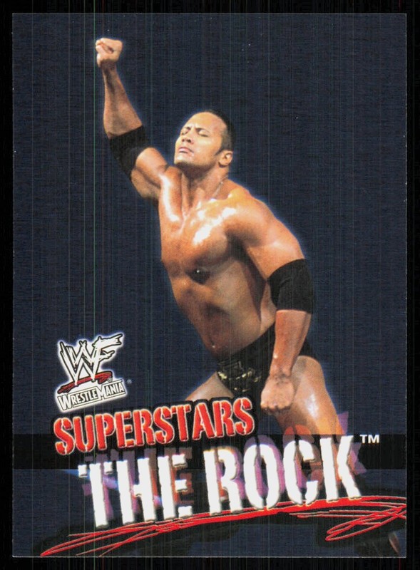 2001 Fleer WWF Wrestlemania Superstars The Rock #1