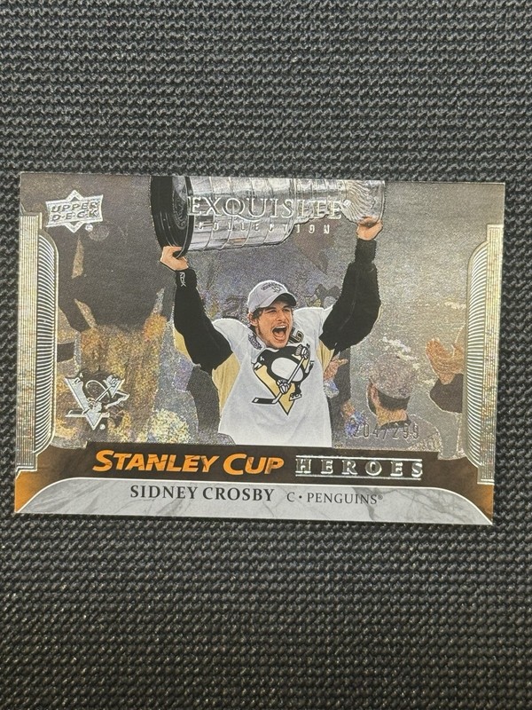2025-26 UD EXQUISITE STANLEY CUP HEROS /299 SIDNEY CROSBY
