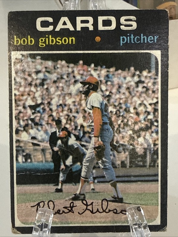1971 Topps – Bob Gibson #450 Cardinals HOF