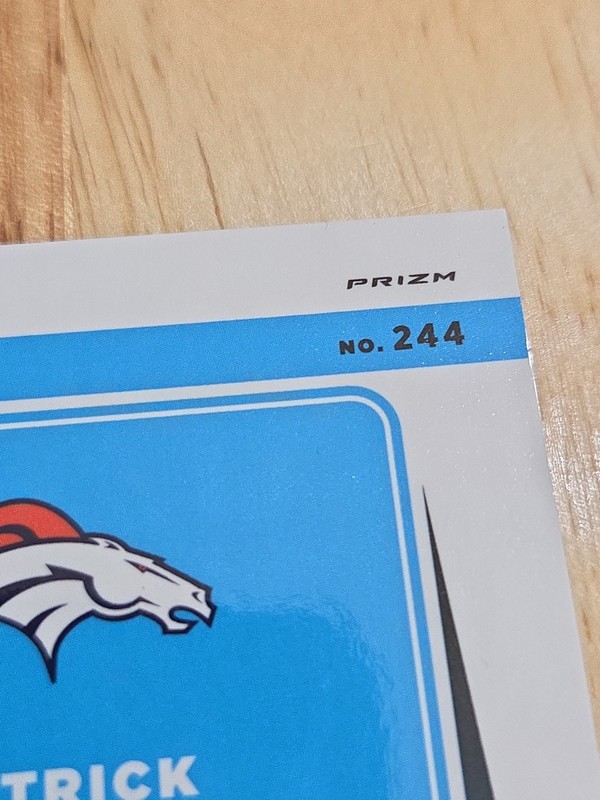 2021 Donruss Optic PATRICK SURTAIN II Holo Variation #244 Rated Rookie Denver SP gallery