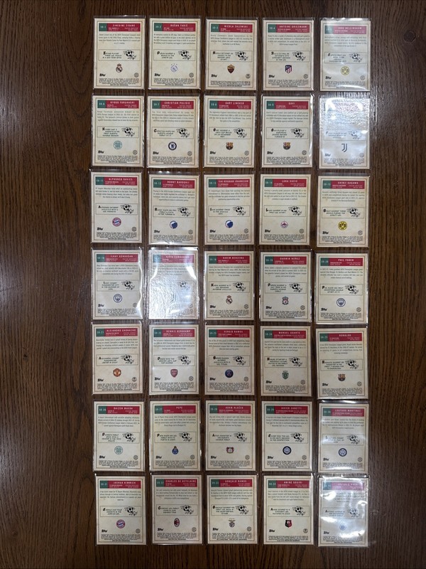 2022-23 Topps Chrome UEFA Complete 1959 Retro 35-Card Refractor Set 👀🏟️⚽️🔥 gallery