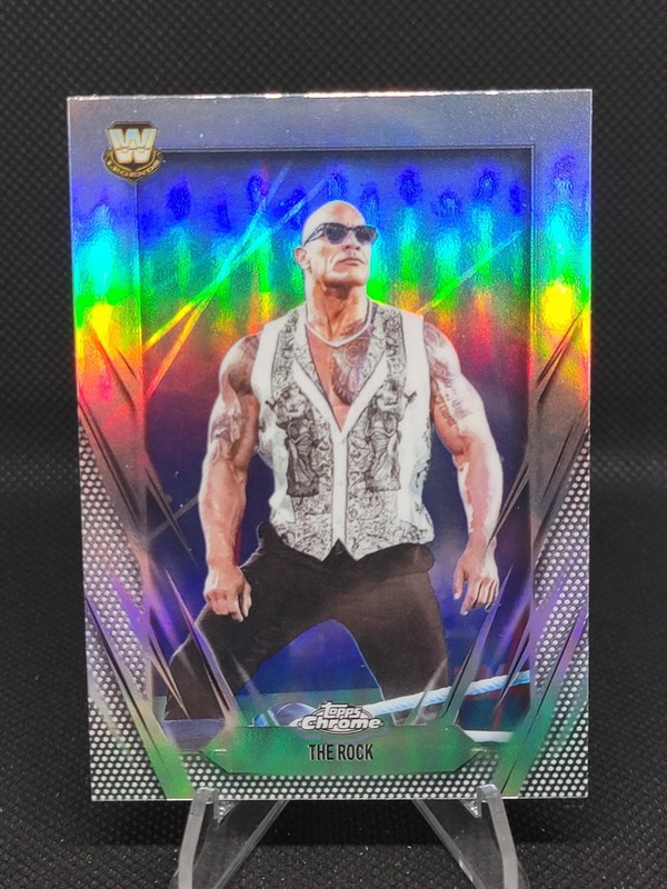 2026 Topps Chrome WWE The Rock #1 Refractor