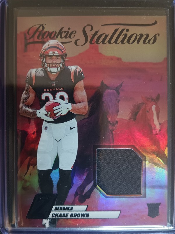 2023 Panini Zenith #RS-CBN Chase Brown Rookie Stallions
