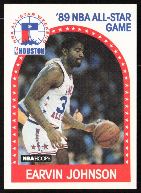 Earvin Magic Johnson 1989-90 Hoops #166 NM-MT OR BETTER Los Angeles Lakers