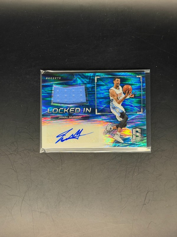 2016 Panini Spectra Jamal Murray Blue Locked in Rookie Patch Auto /99